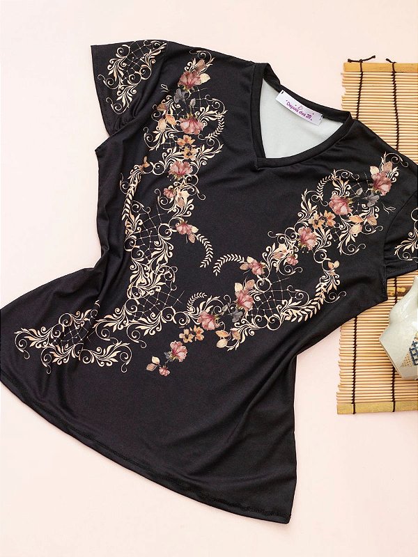 Blusa Folhagens