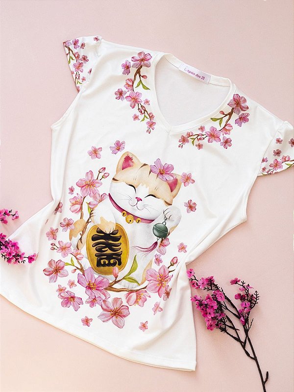 Blusa Maneki Neko