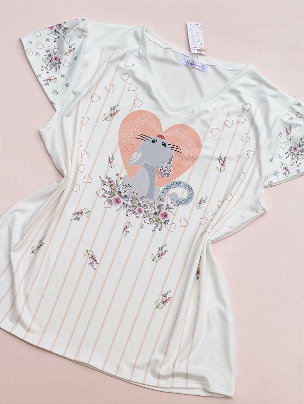 Blusa Gatinho Xereta