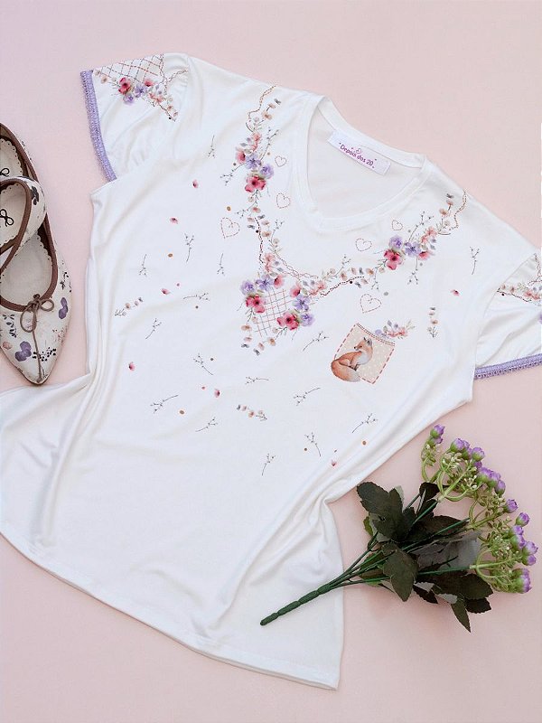 Blusa Raposinha no Bolso