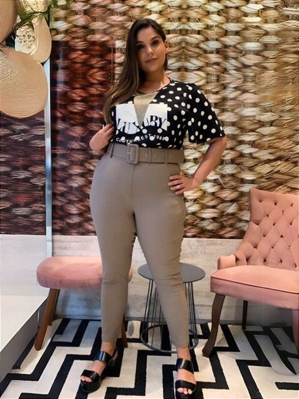 Calça Bengaline Plus Size