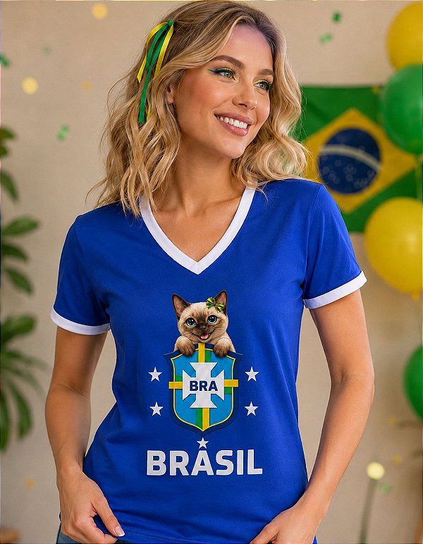 Blusa Brasil Gatinha