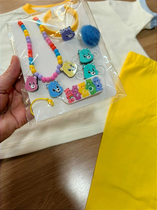 Kit Acessórios ursinhos carinhosos