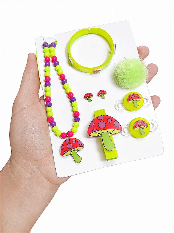 Kit Acessórios Cogumelo Lima