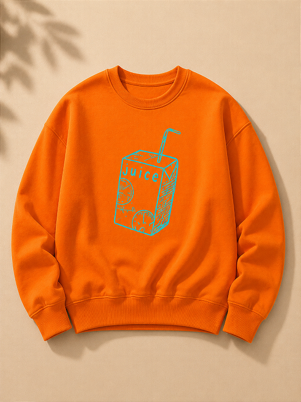 Kit moletom laranja Juice