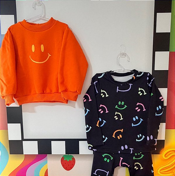 Moletom Laranja Smile