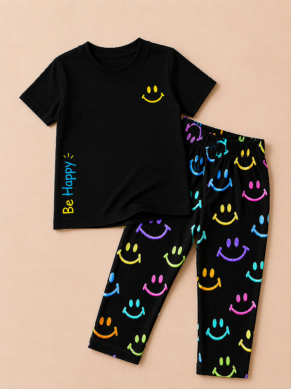 Camiseta Preta Smile