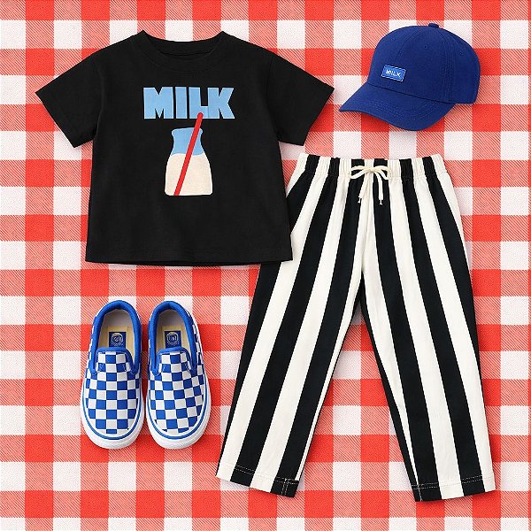 Camiseta Preta Milk