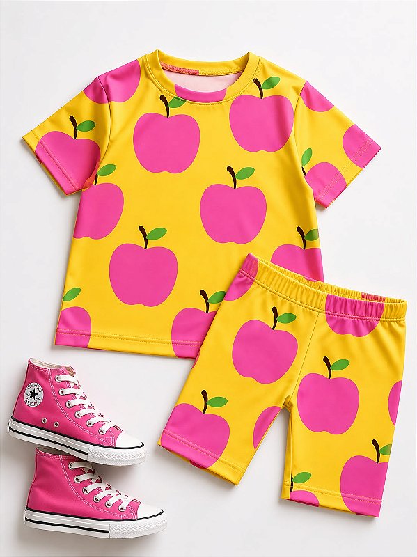 Conjunto verão maçã