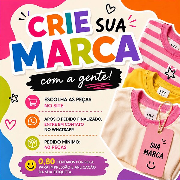Peças com a SUA MARCA