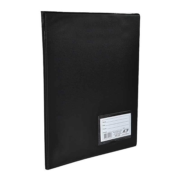 PASTA CAT. 50 ENV. ACP PVC C/ VISOR PRETA 4COLC