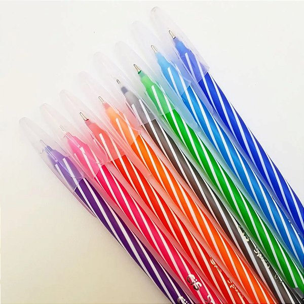 CANETA ESFEROGRAFICA CIS SPIRO 0,7MM CORES SORT. SERTIC
