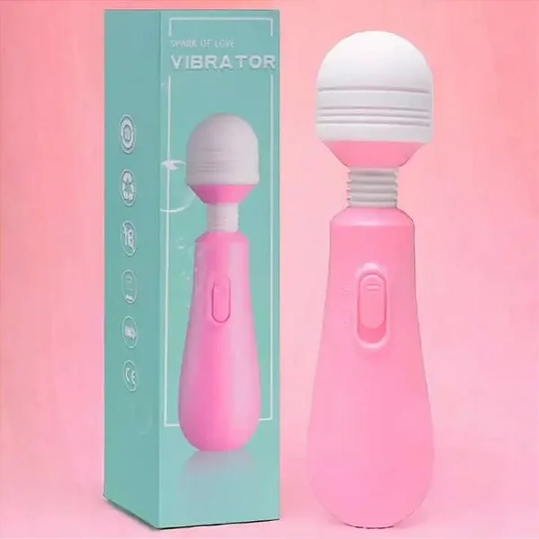 Mini Vibrador Varinha Mágica À Pilha