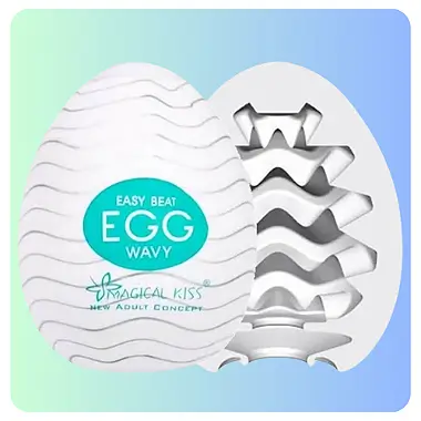 Masturbador Ovinho Egg Wavy
