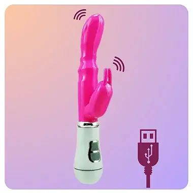 Vibrador Jelly Rabbit 12 Vibrações | Recarregável