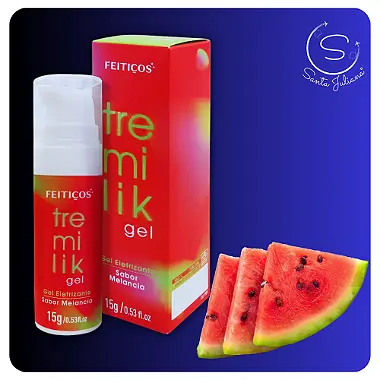 Vibrador Liquido Excitante Beijavél Melancia Tremilik