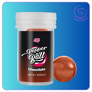 Bolinha (2 unidades) Comestível Chocolate