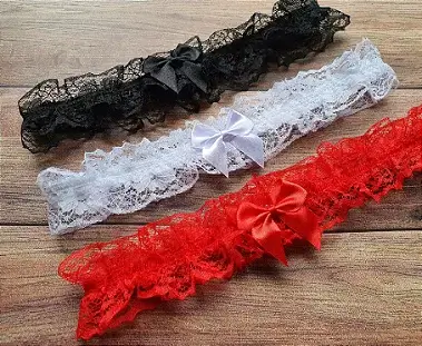 Perneira Sexy em renda Liga de Perna Persex