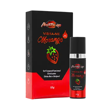 Vibrador Liquido Excitante Eletrizante Extra Forte Morango Hot -Esquenta, Excitante, Pulsa, Vibra