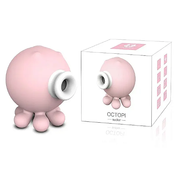 Vibrador de Clitóris Com Pulsação Recarregavél - Octopi