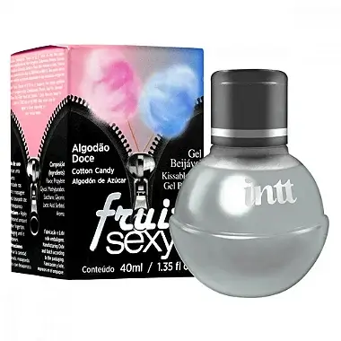 Fruit Algodão Doce Gel Comestível 40ml – Beijável, Aquecedor e Aromatizado