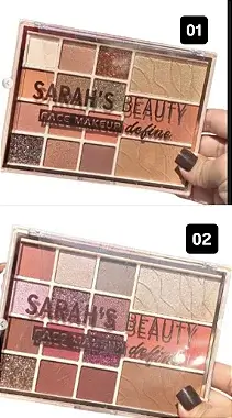 Paleta De Contorno , iluminador E Sombras Sarah's Beauty Face Makeup Define S6406