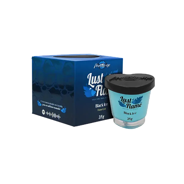Lust Flame Black Ice Vela Beijável Funcional 35g Provoke-Me
