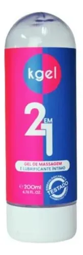 Kgel 2 Em 1 Gel Massagem E Lubrificante Íntimo 200Ml Kgel