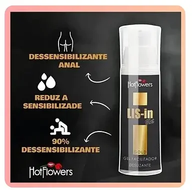 Lis-In Gold Gel Anal | 90% De Dessensibilizante