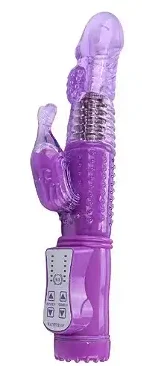 Vibrador Úrsula Rotativo - Roxo - Recarregável