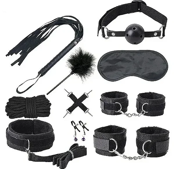 Kit Sado BDSM 10 peças