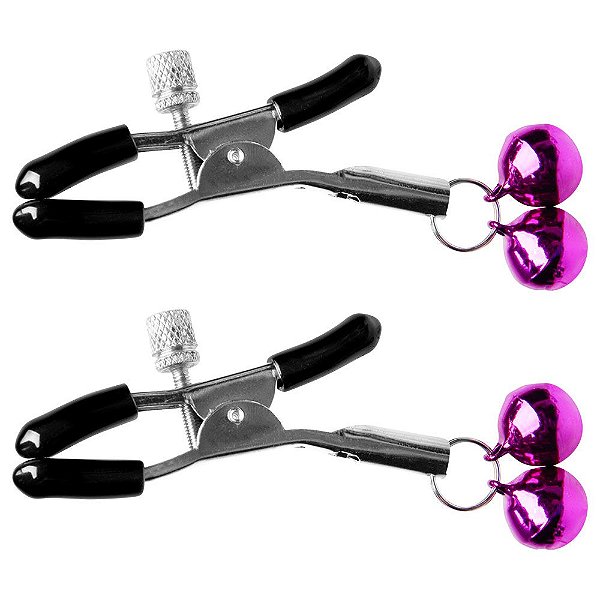 Grampos Para Os Seios Prendedor De Mamilo Roxo