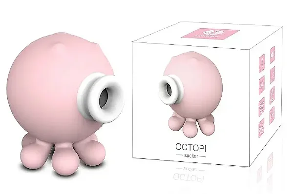 Vibrador de Clitóris Com Pulsação Recarregavél - Octopi