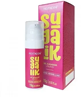Sugador Liquido Sugalik Frutas Vermelhas Pulsação, Sucção e Prazer Intenso