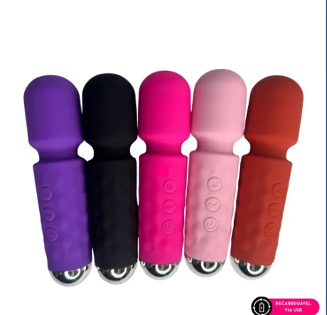 Mini Vibrador Potente Varinha Mágica - 10 Modos de Vibrações