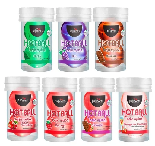 Bolinha Hot Ball Beija Muito 2Un Hot Flowers