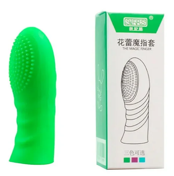 The Magic Finger Dedeira com Saliências Massageadoras Clitoriana