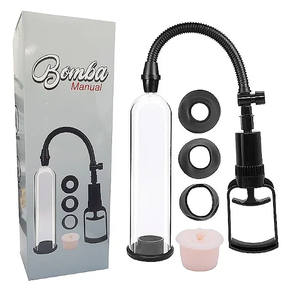 Desenvolvedor Bomba Peniana Comprimento: 20,5  | Diâmetro: 5,8 cm (aprox.) Penetravel 18cm