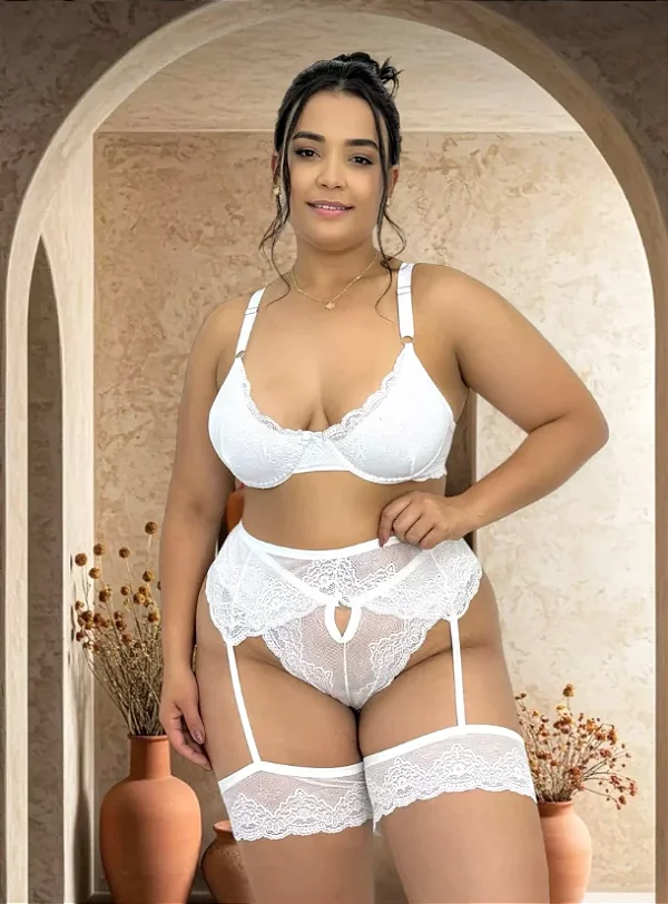 Conjunto Lingerie Trio Sexy Plus Size - 521