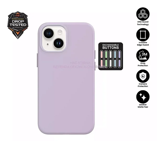 CAPA X-ONE COLORS IPHONE 14 PRO ROXO