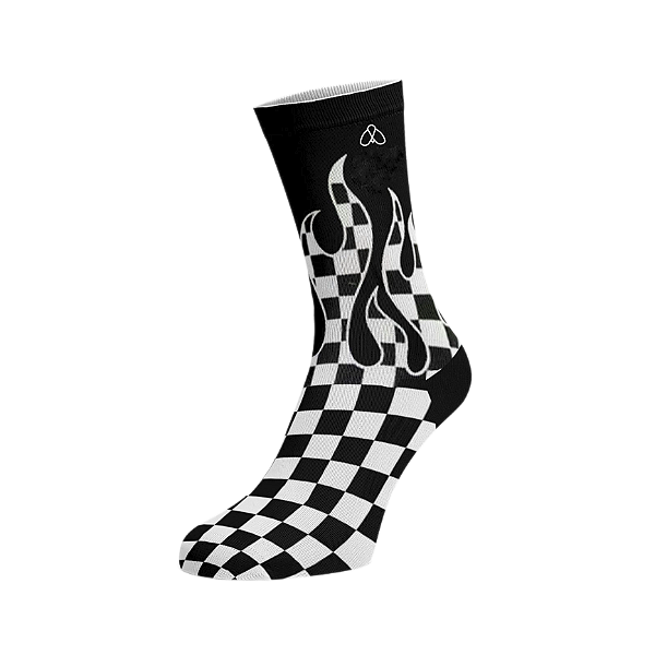 MEIA FLAMES PRETA ZMZ