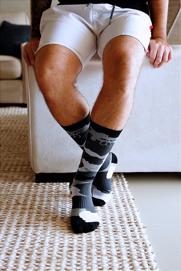 MEIA SPORT CAMUFLADA ZMZ