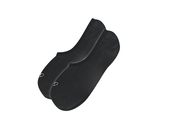 MEIA INVISÍVEL PRETA DAILY ZMZ