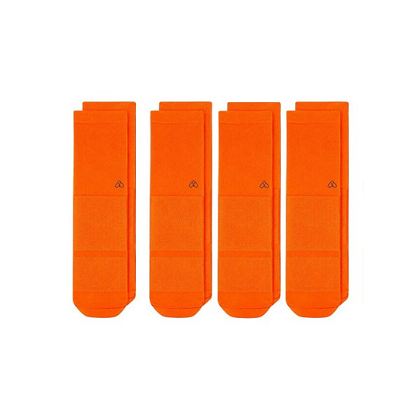 KIT 4 PARES LARANJA NEON SPORT ZMZ