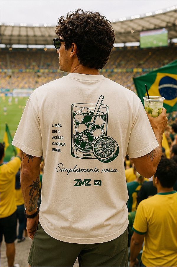 CAMISETA CAIPIRINHA BRASIL ZMZ 🇧🇷 (PRÉ-VENDA EXCLUSIVA)