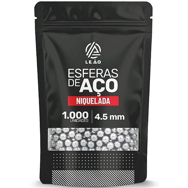 Esferas de Aço Niquelada 4.5mm 1000un - Leão
