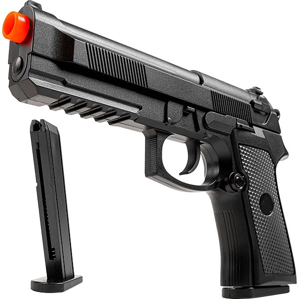 Pistola de Airsoft Vigor VG PT92 V21 Mola Spring 6mm - Rossi