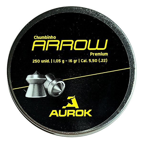 Chumbinho Premium Arrow 5.5mm 250un - Aurok
