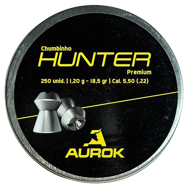 Chumbinho Premium Hunter 5.5mm 250un - Aurok