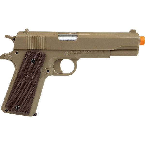 Pistola de Pressão KWC 1911 Tan Mola Spring 6mm - Rossi
